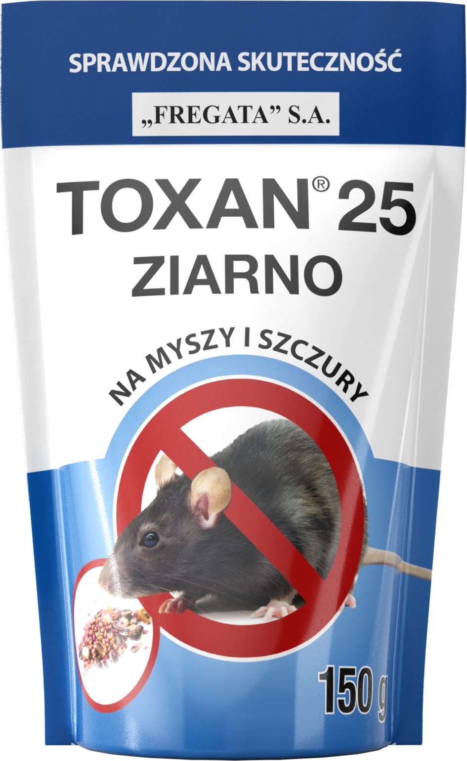 

Trutka zbożowa ziarno na Myszy Szczury Toxan 150g