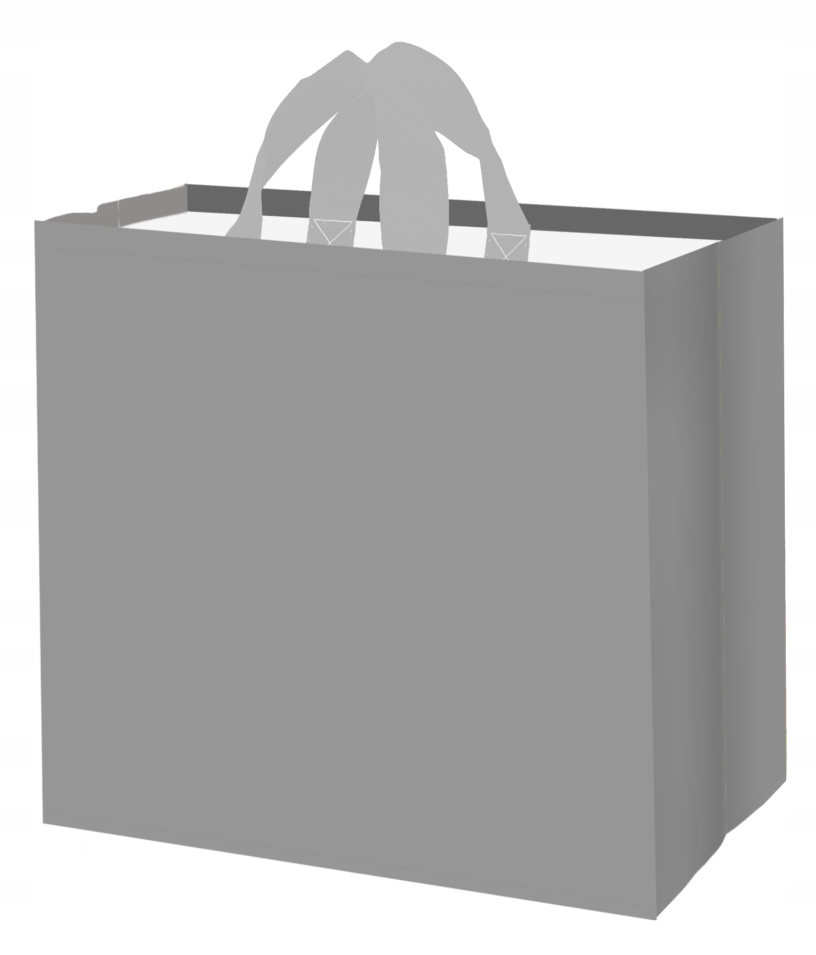 

Torba zakupowa srebrna Duża 40x20x45cm siatka eko