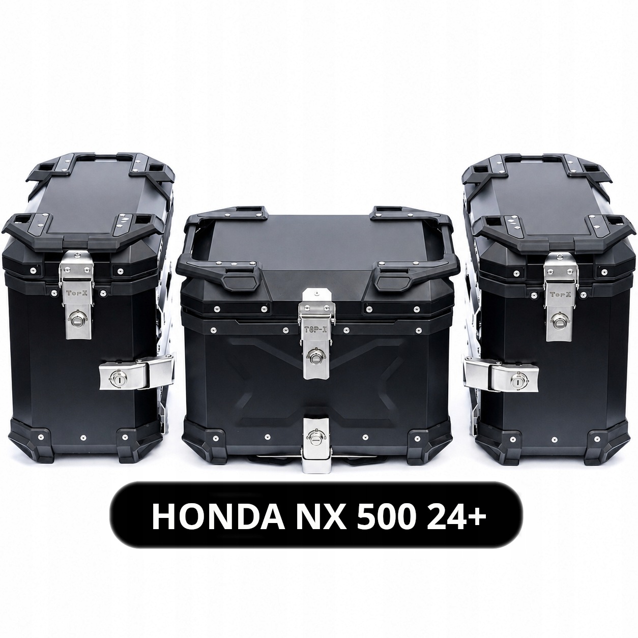 Eloxované Hliníkové Kufry Honda Nx 500 NX500 2024+ Sada TopX
