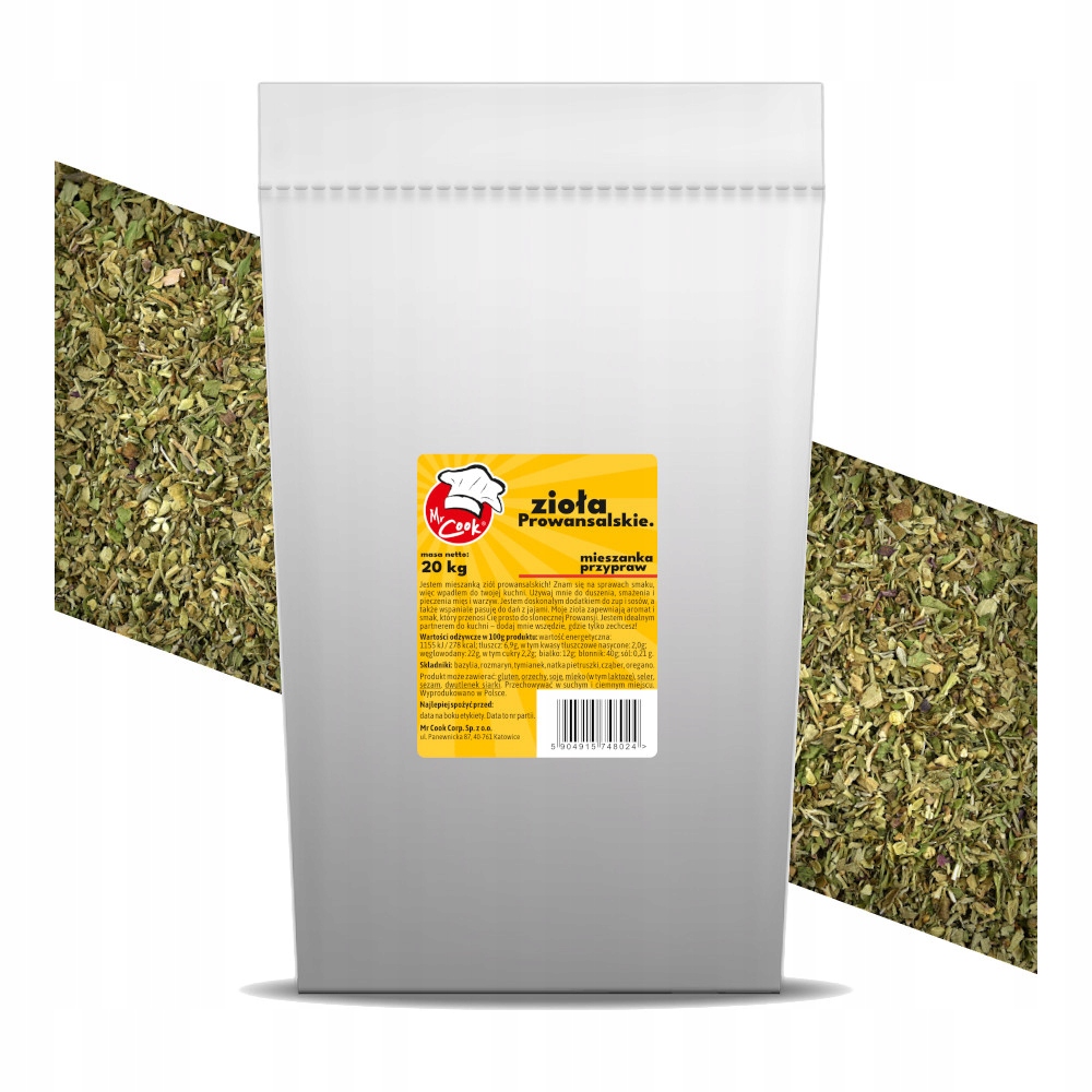 Zioła prowansalskie 20kg Naturalna mieszanka
