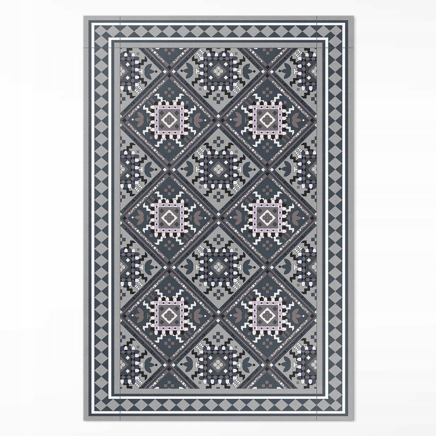 Vinylový Koberec do loftových interiérů Arabská geometrie s ozdobným vzorem 80 x 120 cm