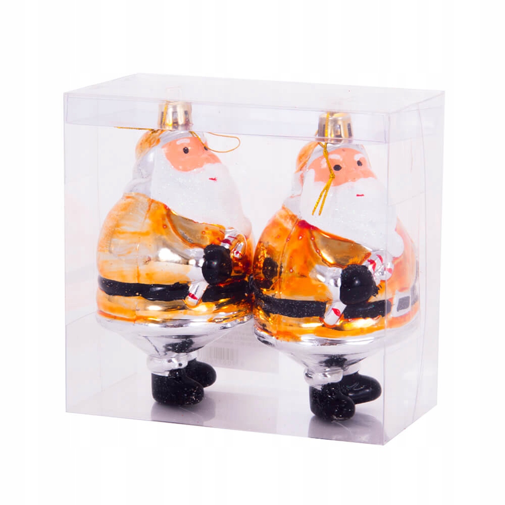 

Mikołaj ozdoba choinkowa kpl. 2 szt. Złote