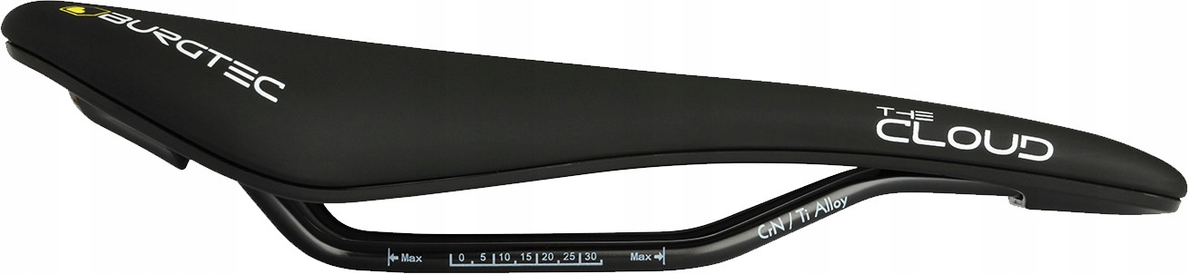 Rowerowe Siodełko Burgtec Cloud MK2 Titanium 235g