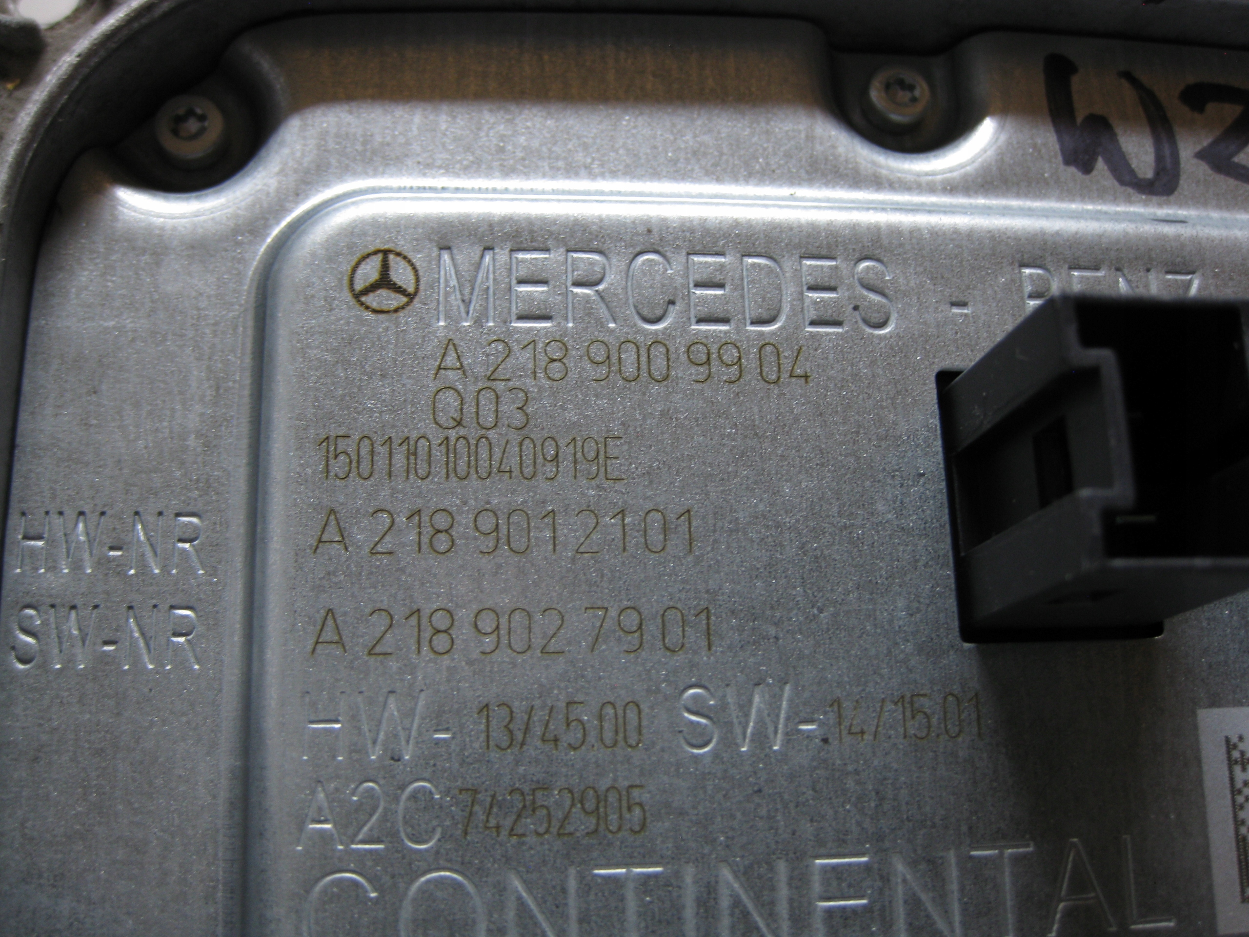 MERCEDES W246 2.2 CDI 14R control unit module LED A2189009904
