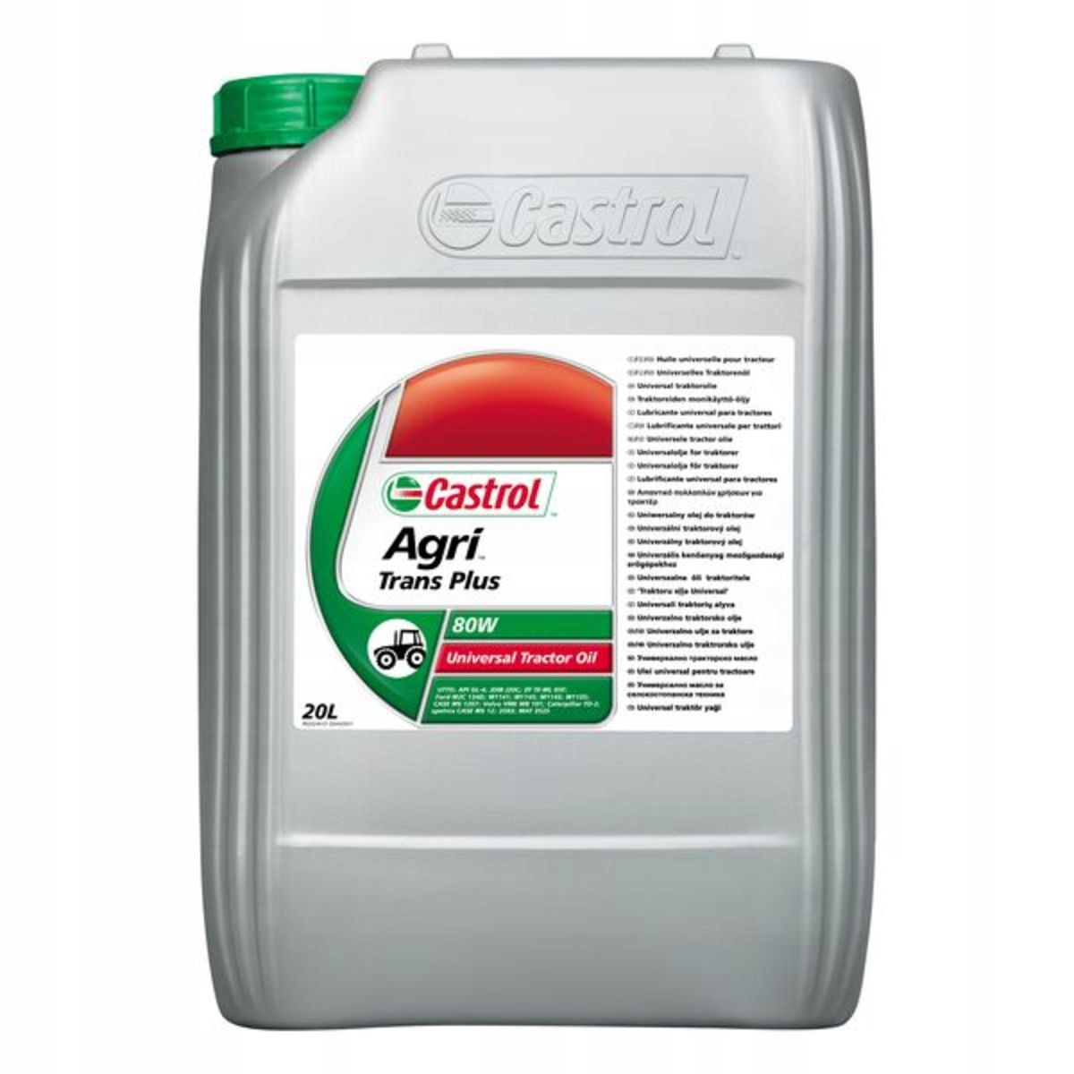 Prevodový olej Castrol Trans Agri Tp 80W 20L balík vodiča #14