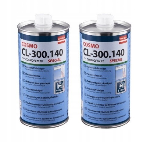 Levně 2 x Čisticí prostředek na Pvc Cosmofen 20 Special na čištění oken