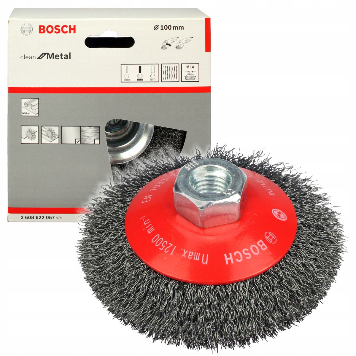 

Bosch Szczotka Druciana Stożkowa 100mm gwint M14