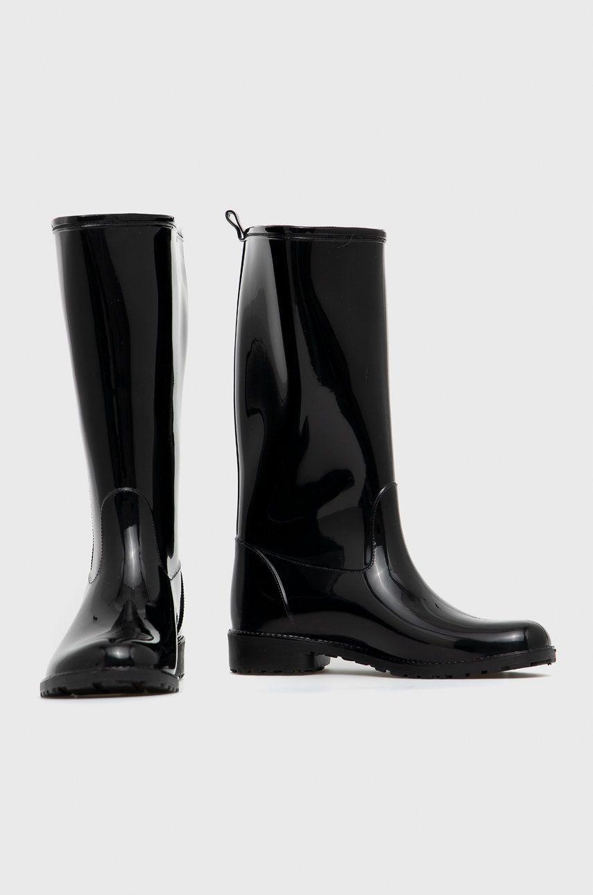 B2A207 CZARNE GUMOWE KALOSZE ANSWEAR LAB 39