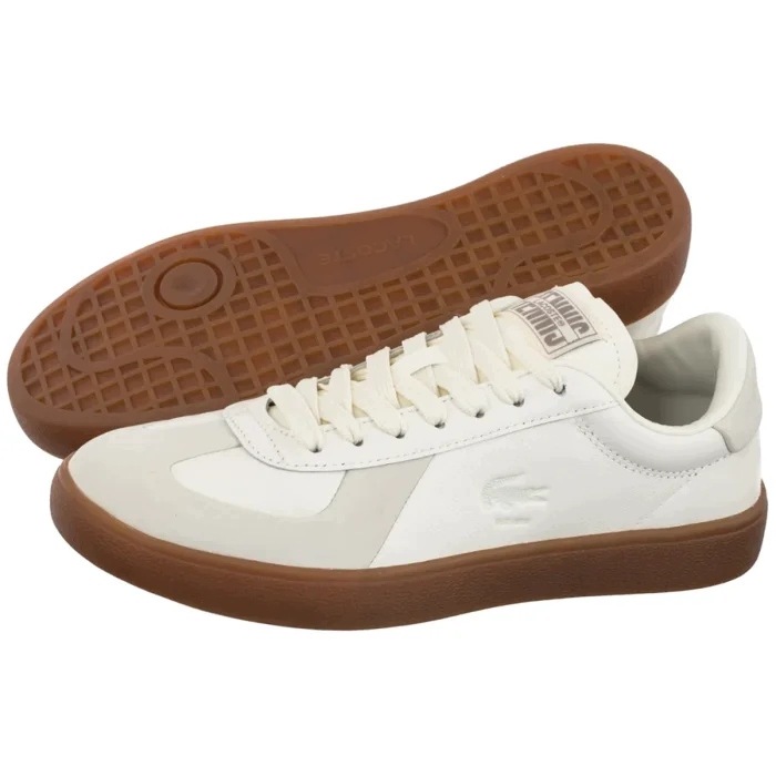 Dámské tenisky Lacoste Baseshot 126 Off White 751SFA0088 Bílé