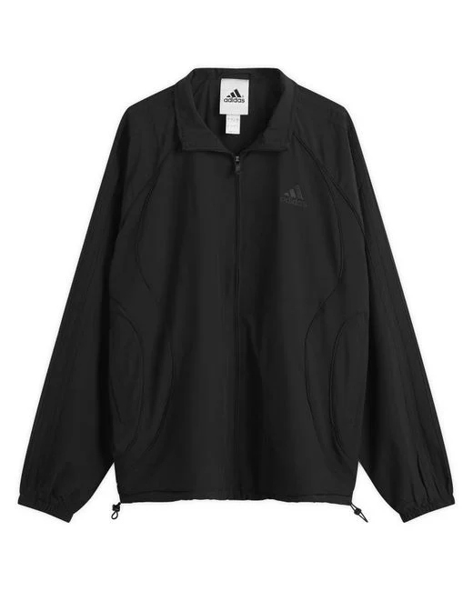 adidas Mikina/Bunda Teamgeist adicolor JW5864 Černá Loose Fit vel. S