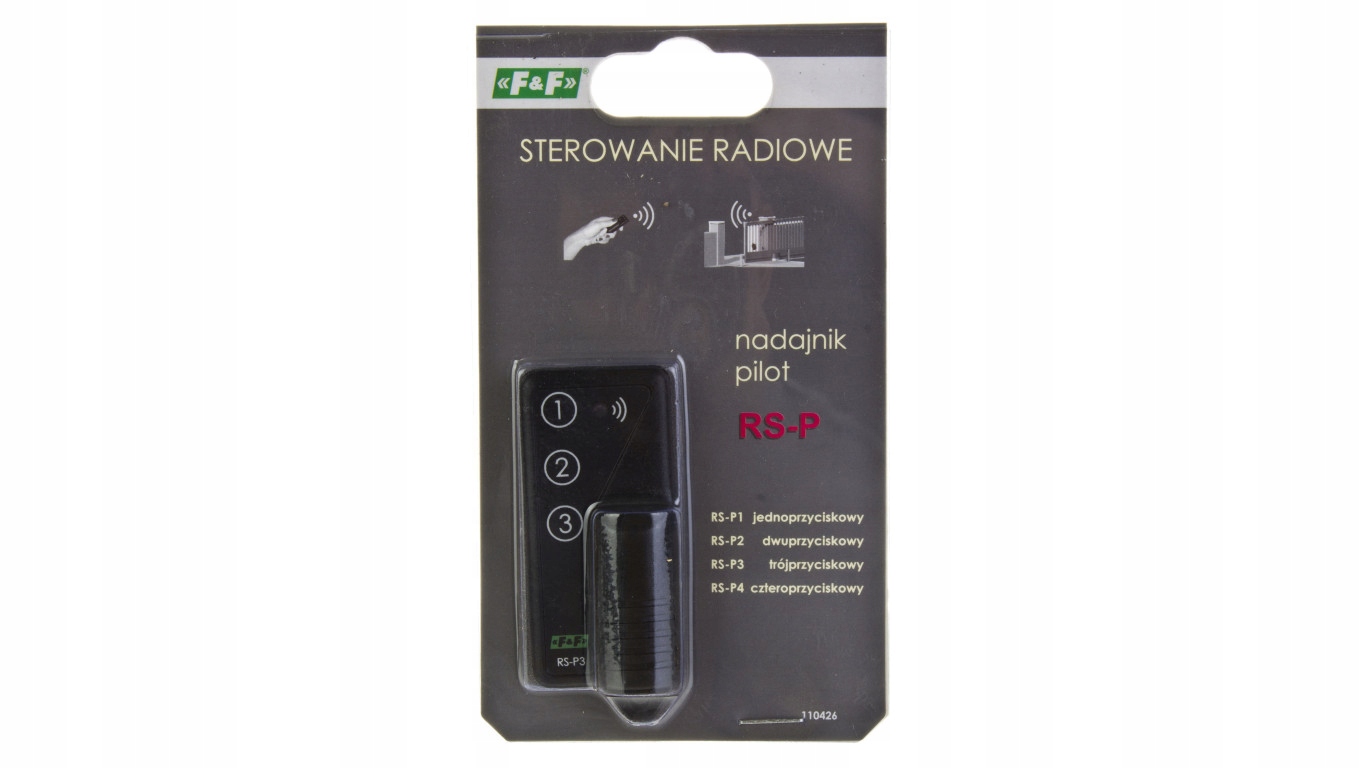 2x Rádiové ovládání RS-P3 Dálkové ovládání 3-tlačítkové 12V A23