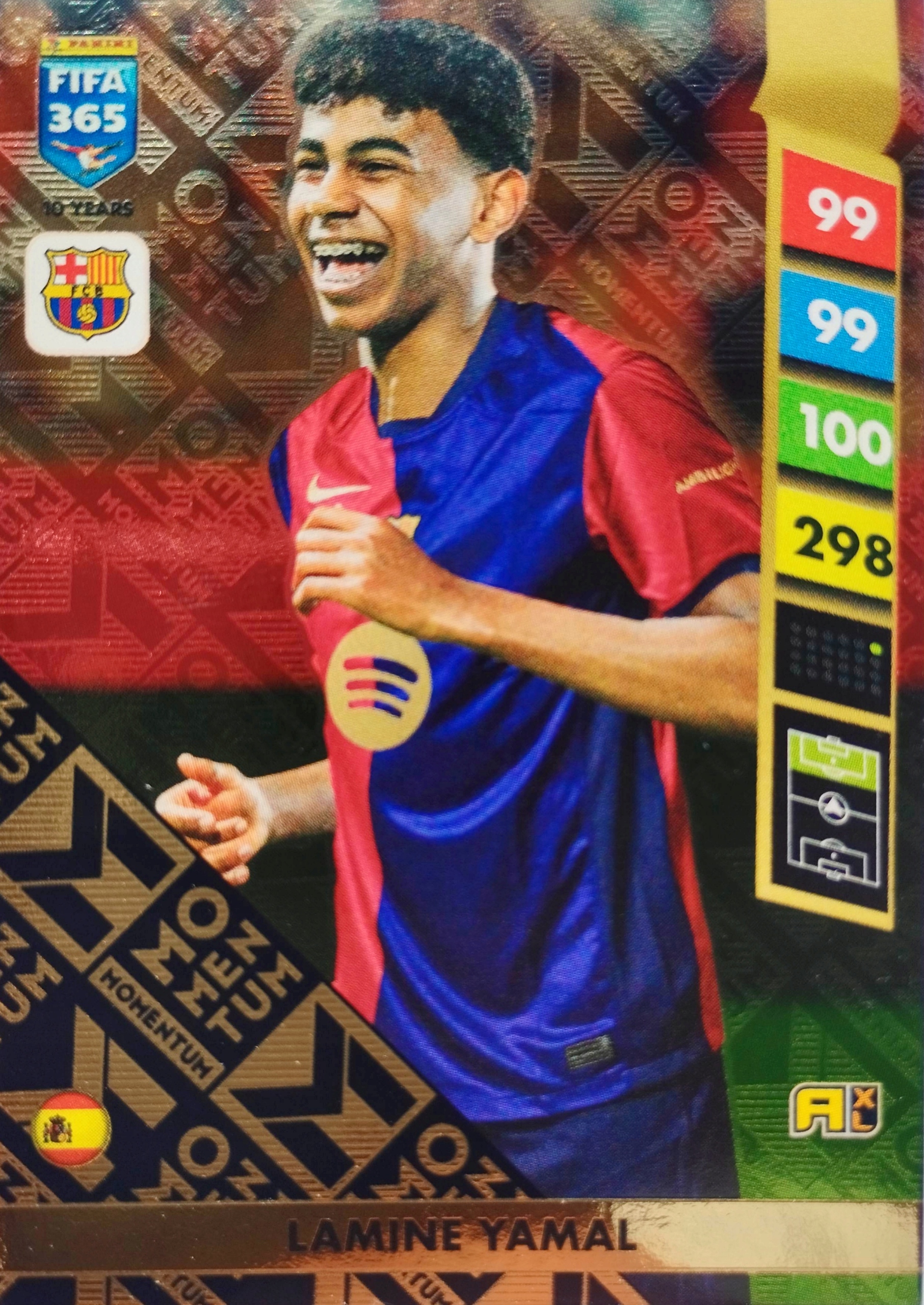 Panini Fifa 2025 Momentum Lamine Yamal Fc Barcelona