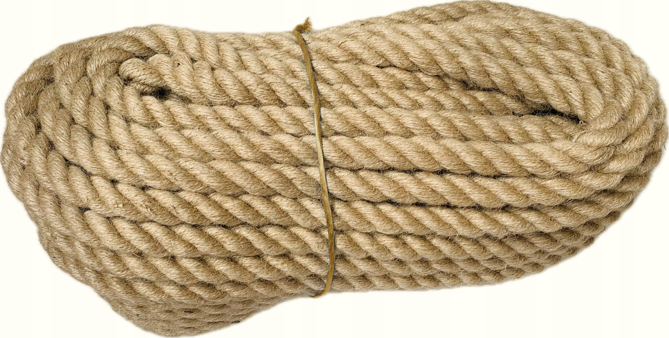 Jutové lano 36 mm x 20 m, silné, škrabadlo, námořnické, Bez Zápachu, Premium!!