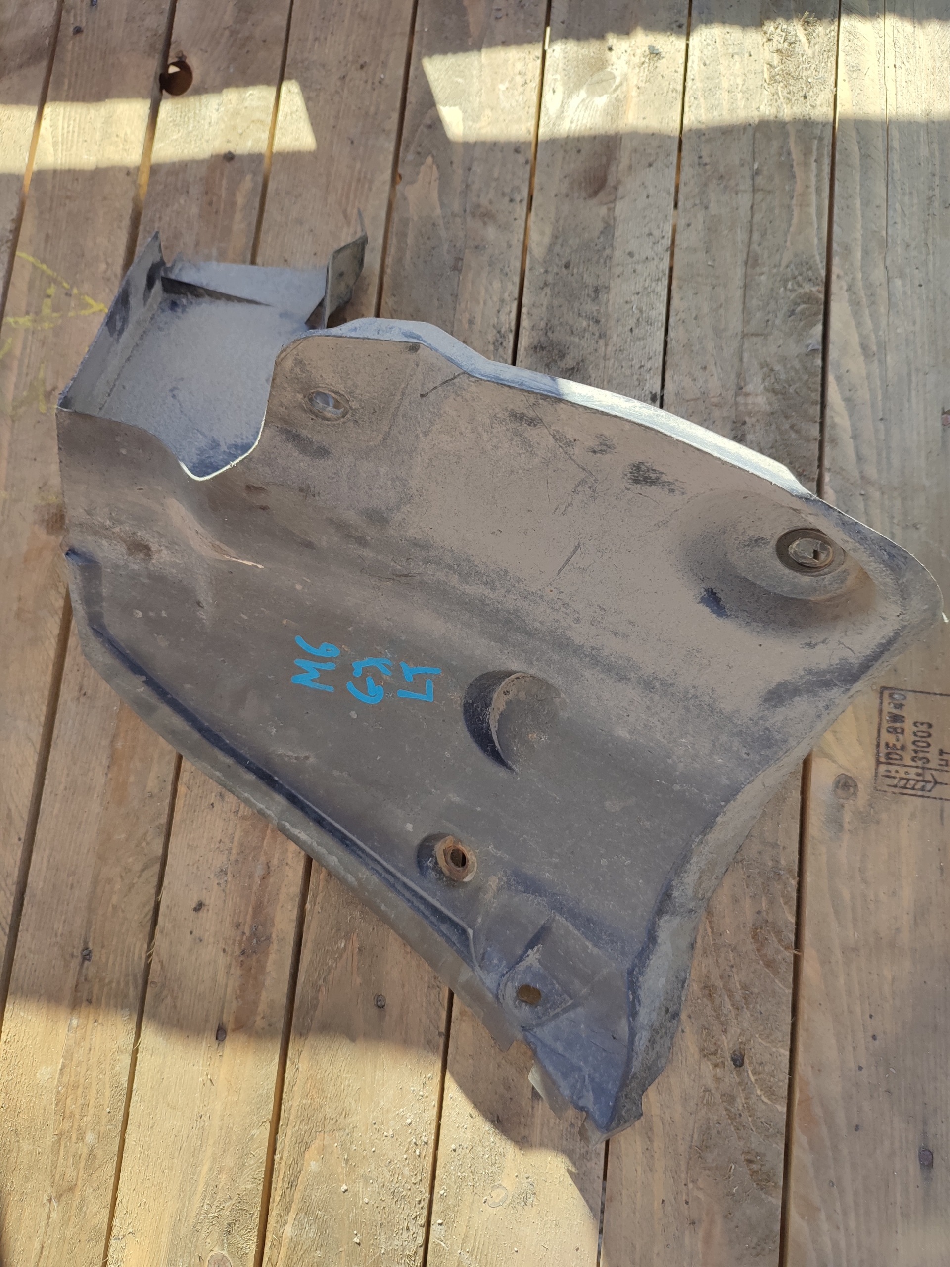 mudguard right rear part right rear. mazda 6 gj