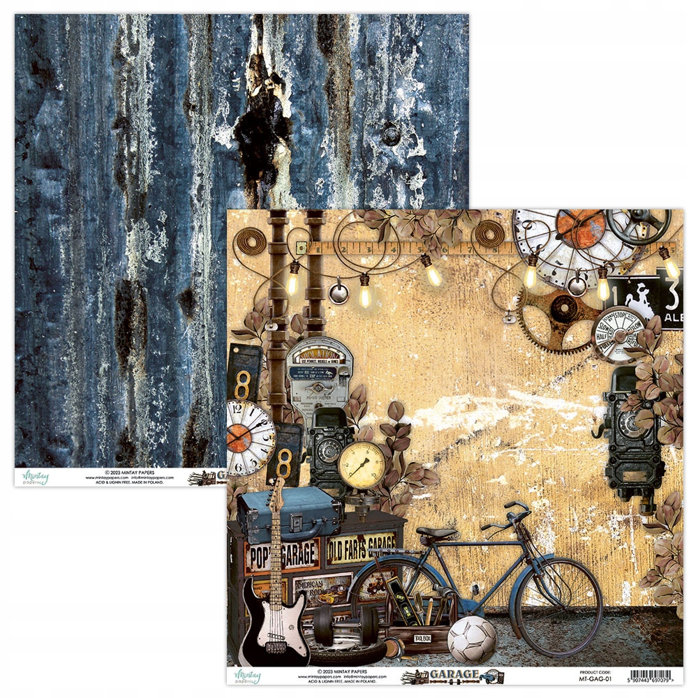 Papier 30,5 x 30,5 cm Mintay Garage 01