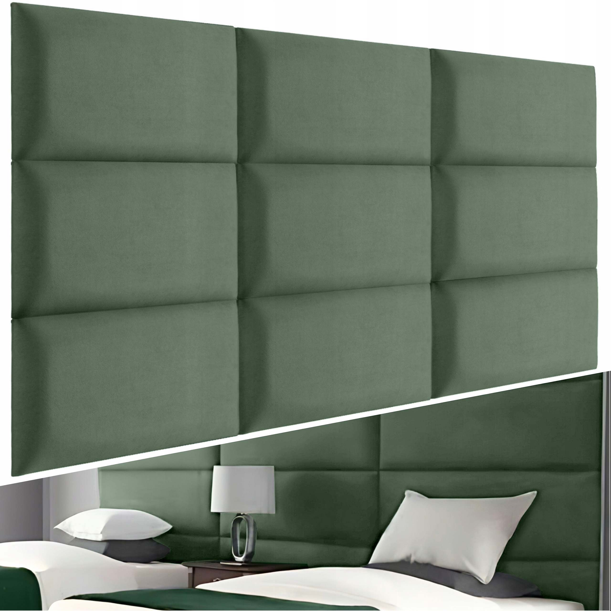 60X30 PANELE ŚCIENNE TAPICEROWANE WEZGŁOWIE WELUR RIVIERA ZAGŁÓWEK