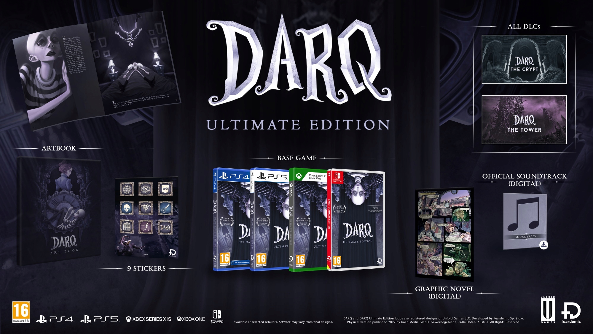 DARQ: ULTIMATE EDITION XBOX ONE / XBOX SERIES X Producent Unfold Games