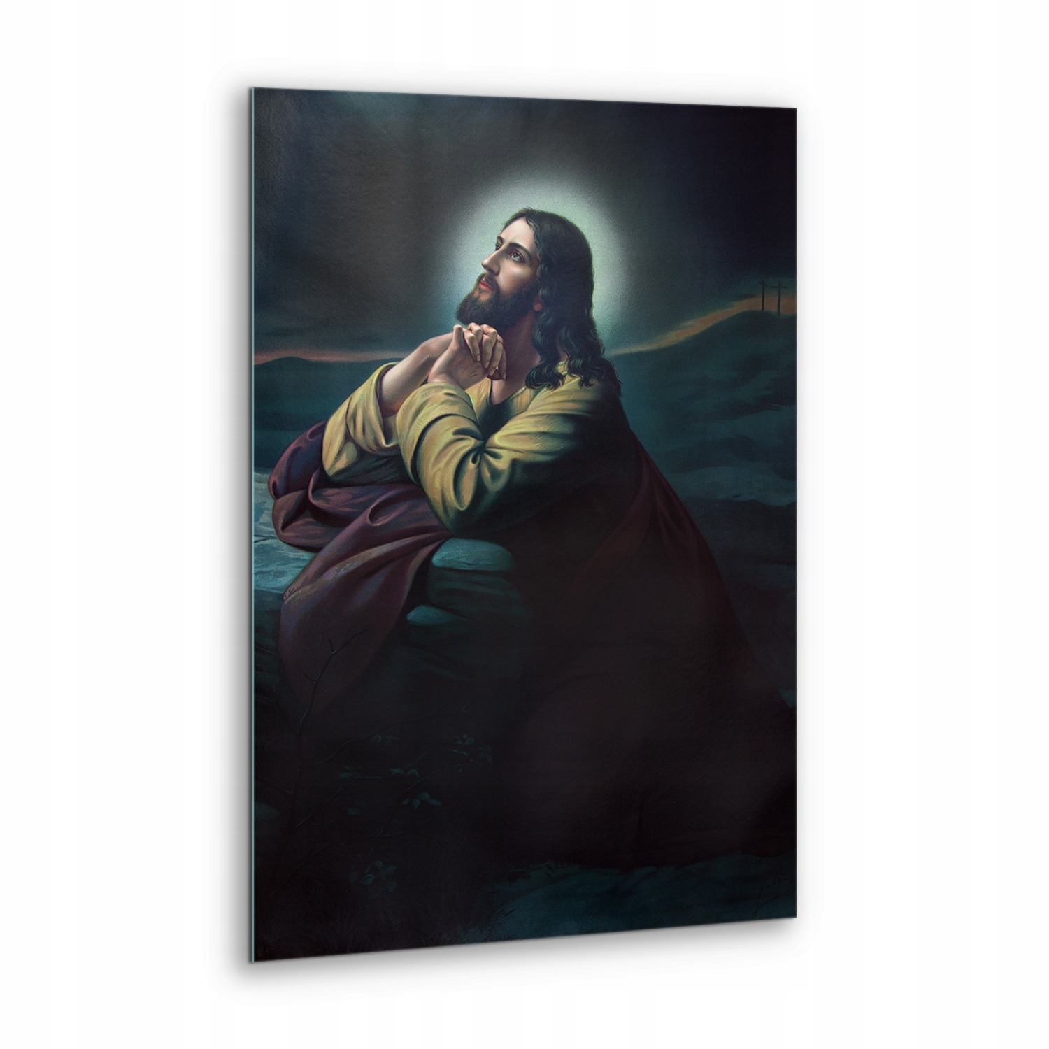 Skleněný obraz Ježíš modlitba v zahradě