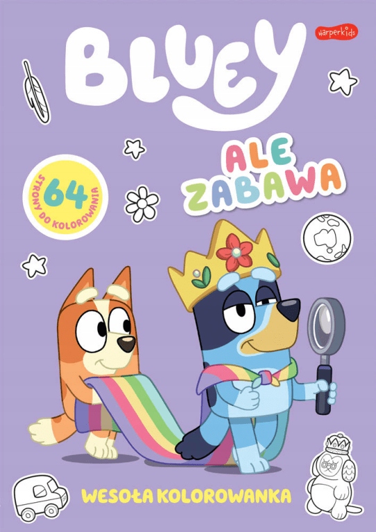 Ale zabawa Bluey Wesoła kolorowanka