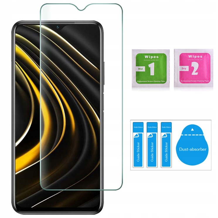 

Szkło Hartowane Szybka 9H do Xiaomi Poco M3