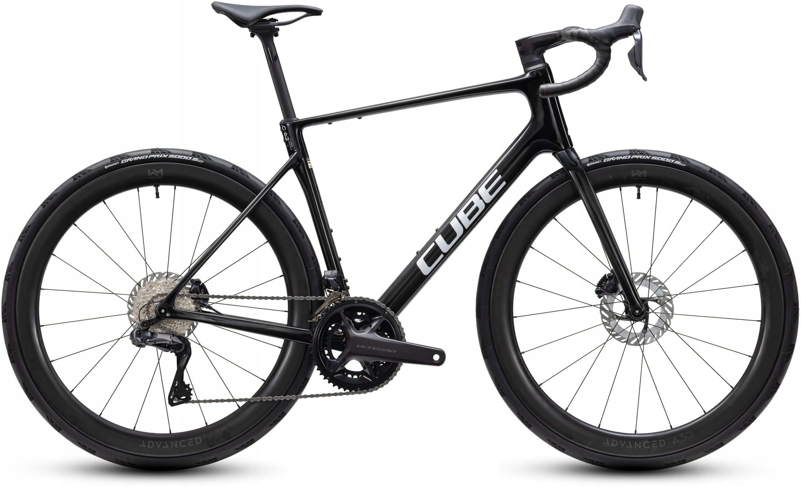 Rower Cube Attain C:62 Slt 28" 2027 carbon´n´white 58 cm