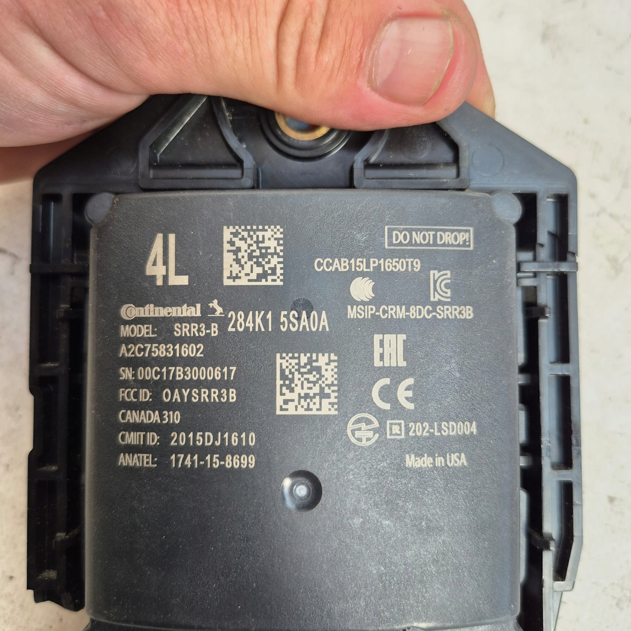 NISSAN LEAF II 2 17- RADAR sensor module MARTWEGO POLA 284K15SA0A