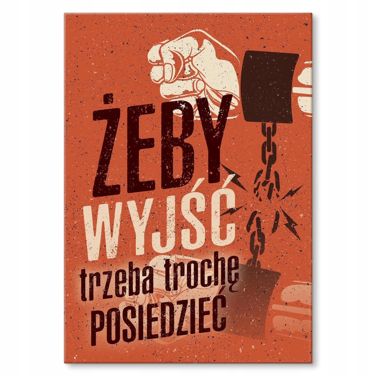 Kovový plakát pro výstup Štítek Plech 30 x 42 cm Dárek