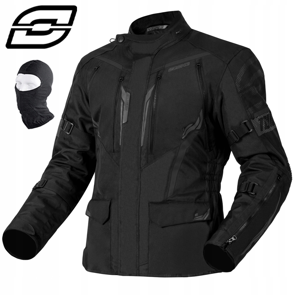Motocyklová Bunda Ozone Tour III Textilná Pánska, Vodoodolné Chrániče
