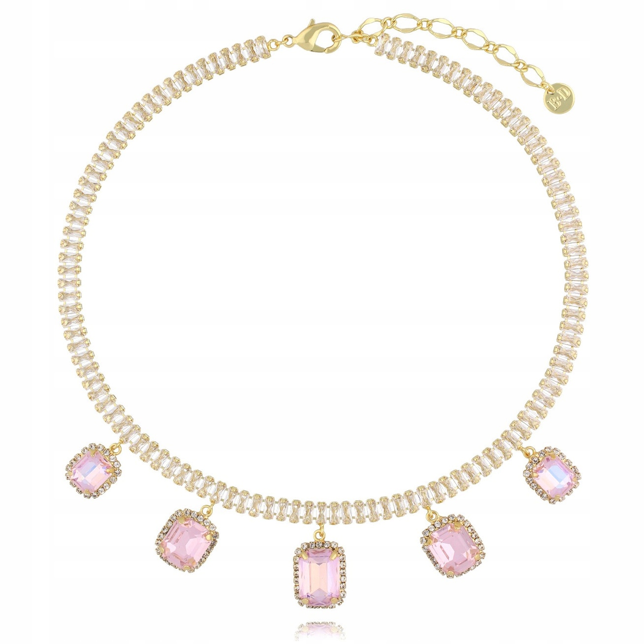 Dámský zlatý náhrdelník By Dziubeka 44 cm