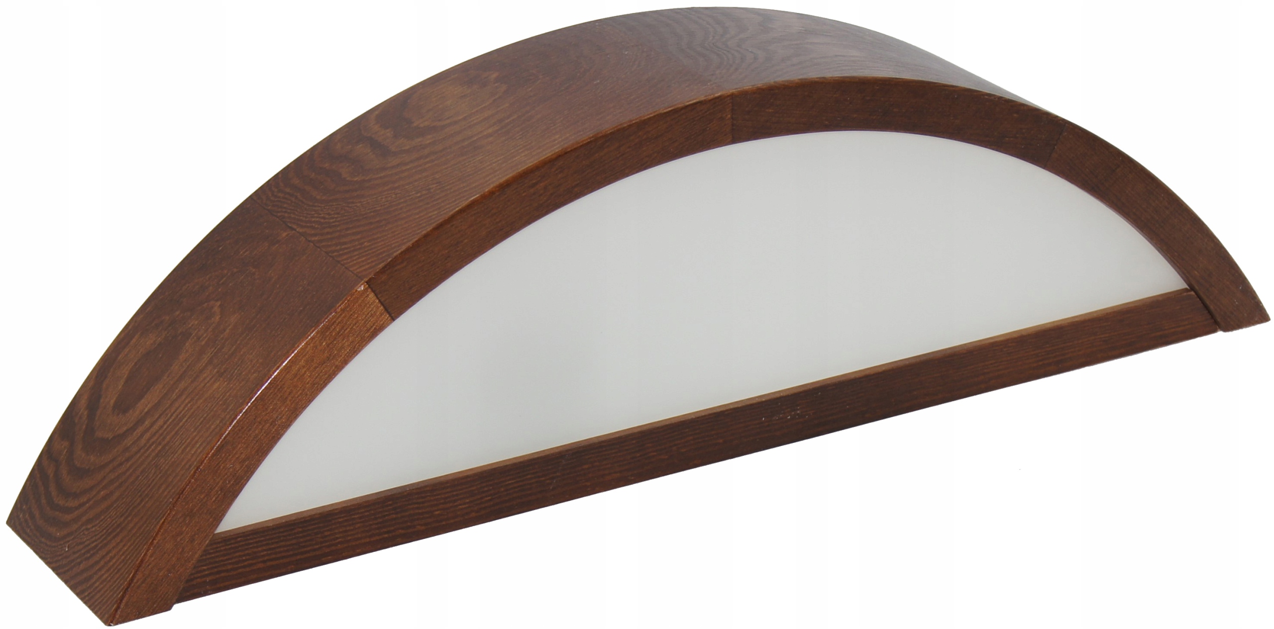 

Kinkiet drewniany Leja Półplafon Orzech Włoski