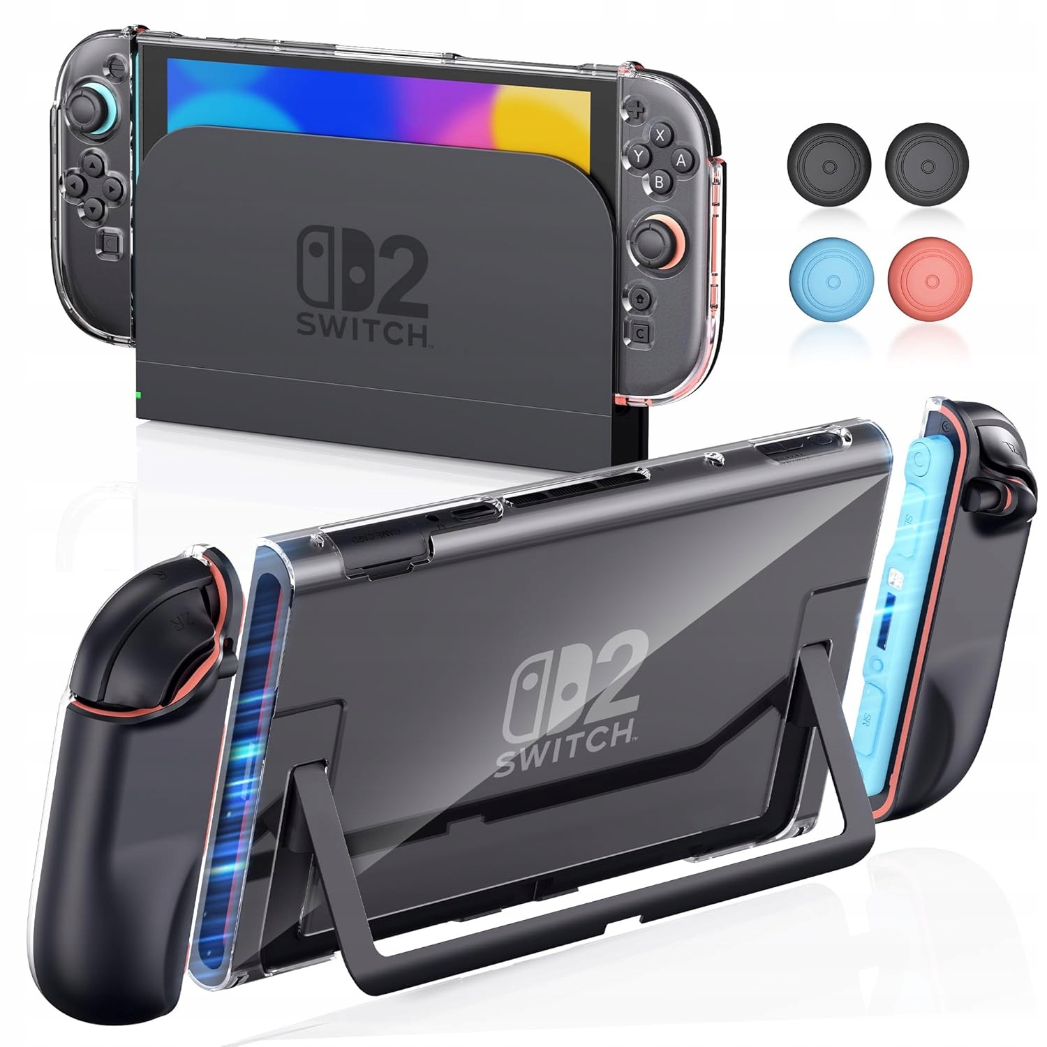 Etui STARTRC do Nintendo Switch 2, dzielona konstrukcja, osłony Joy-Con