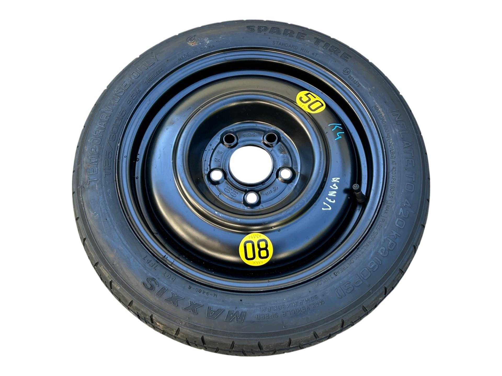 roue roue de secours roue de secours roue de secours 15 KIA VENGA 2009-2014 52910-1H900