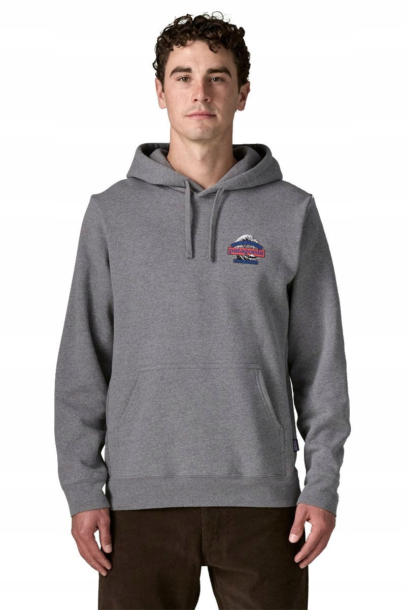 Bluza męska Patagonia Great Waves Uprisal Hoody Gravel Heather S