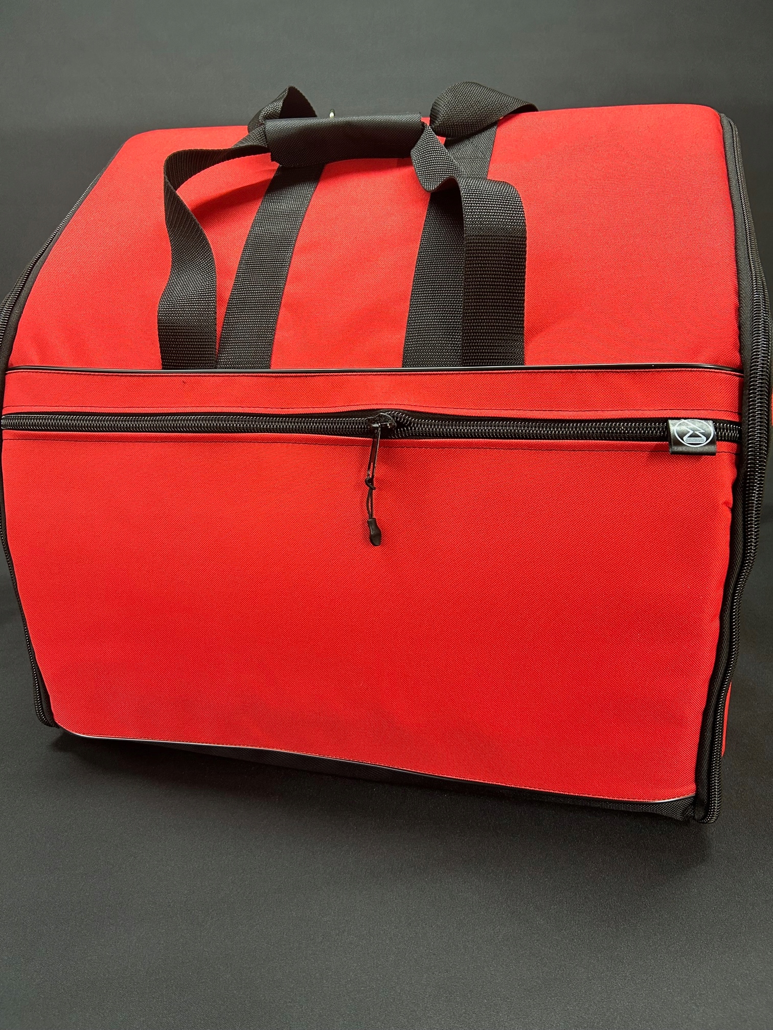 Premium Polský pouzdro na akordeon, barva Red 120 basová