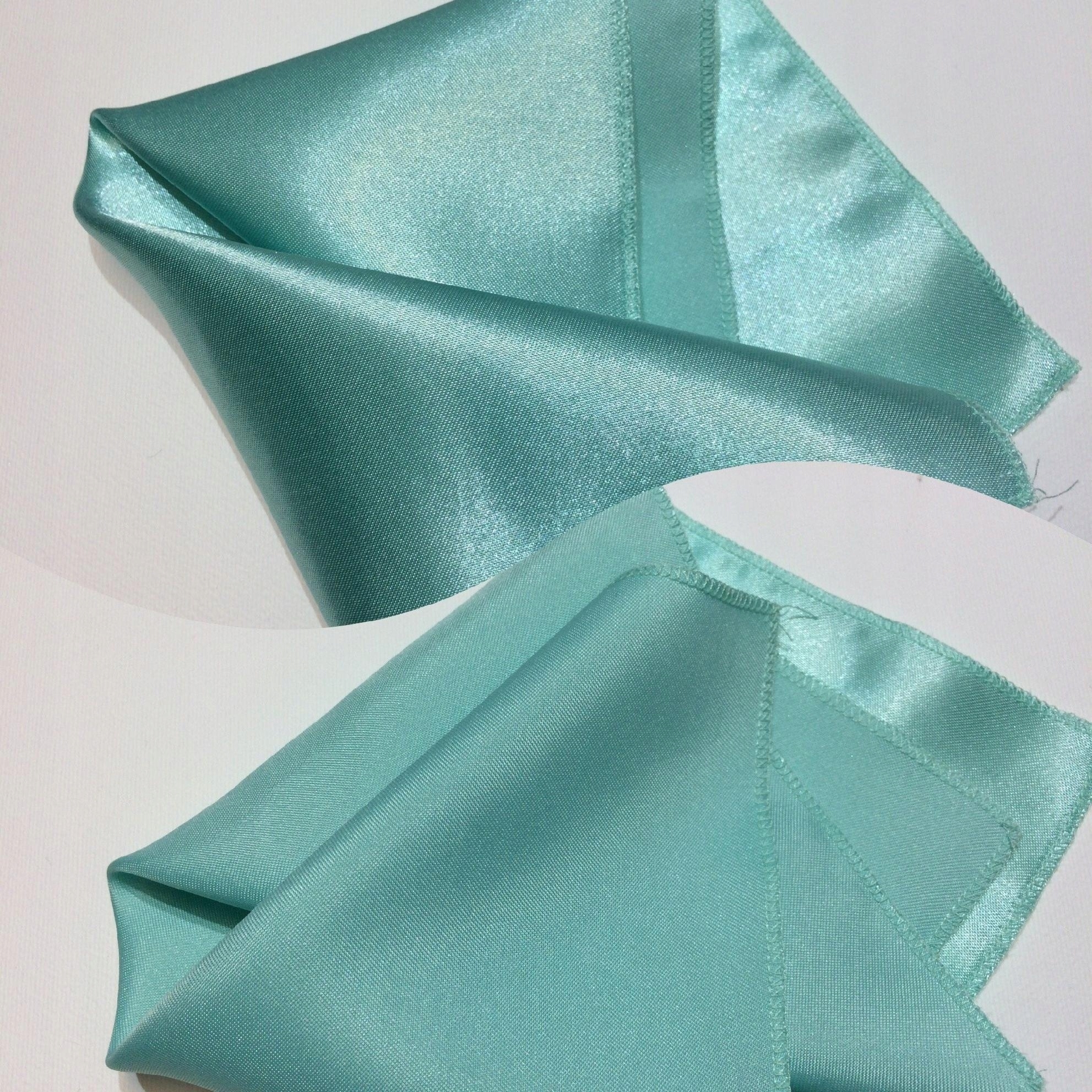 MIĘTOWA POSZETKA CHUSTECZKA WYPUSTKA DO KIESZONKI