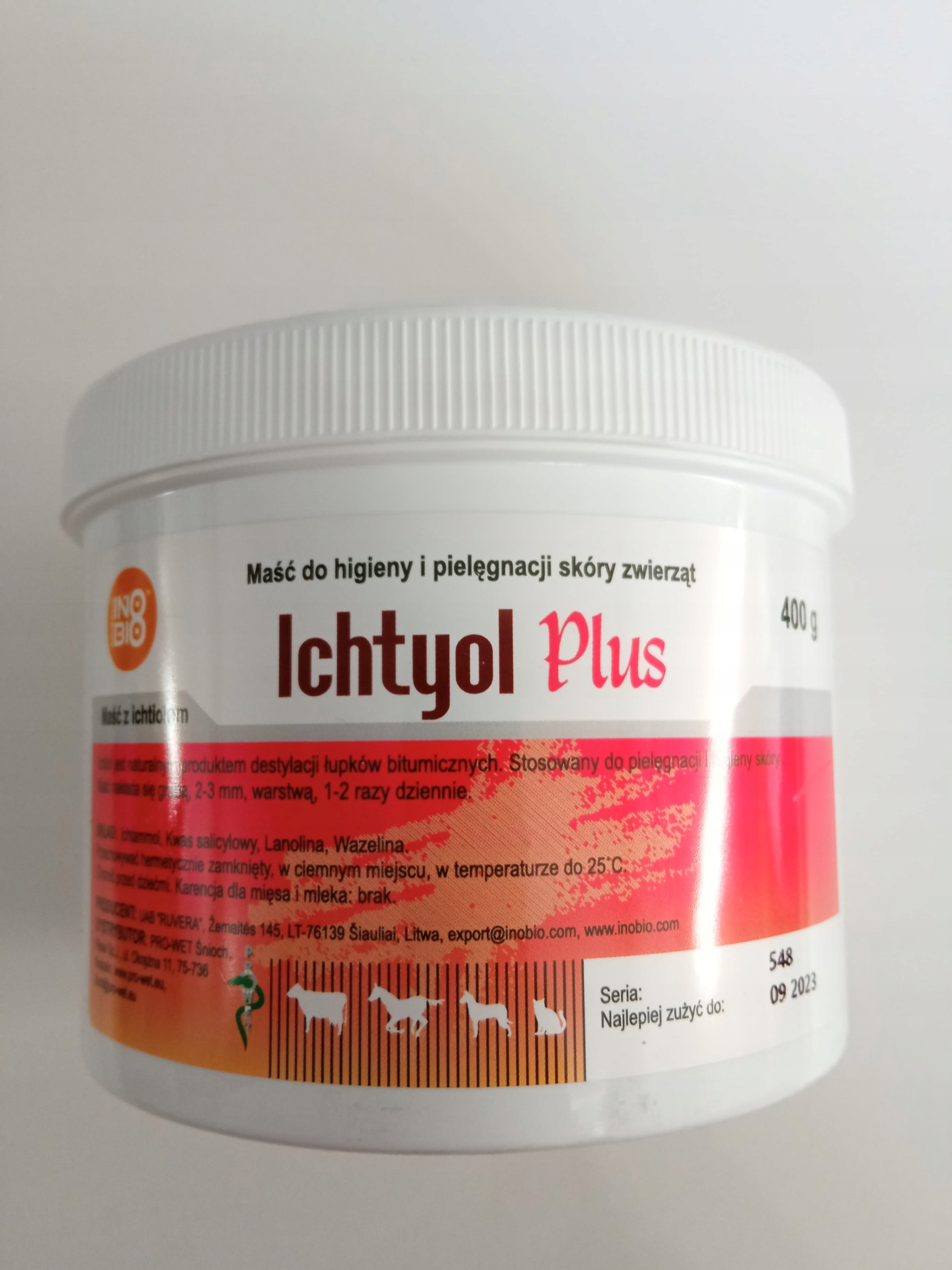 Ichtyol 20% Plus, Maść z Ichtiolem, do higieny i pielęgnacji skóry 400g