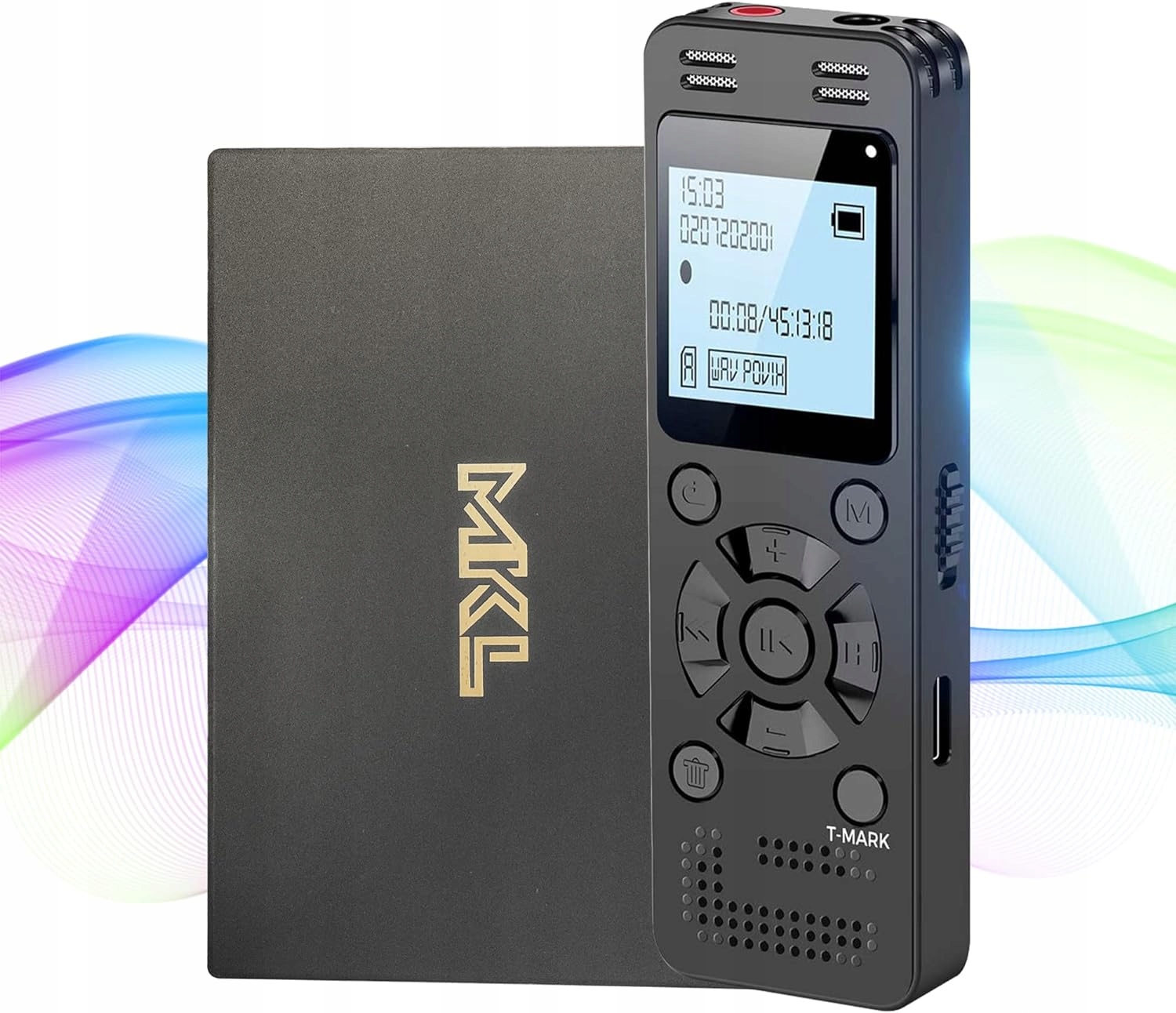 2217H dyktafon cyfrowy 32 Gb nagrywarka 2 wbudowanymi mikrofonami MP3 Y757