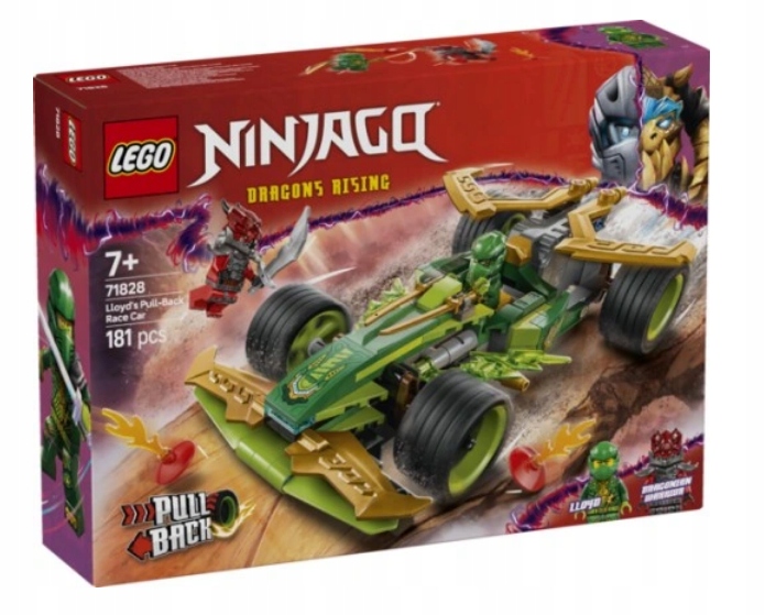 Lego 71828 Ninjago Závodní Auto Lloyda S Pohonem Typu Pull-back