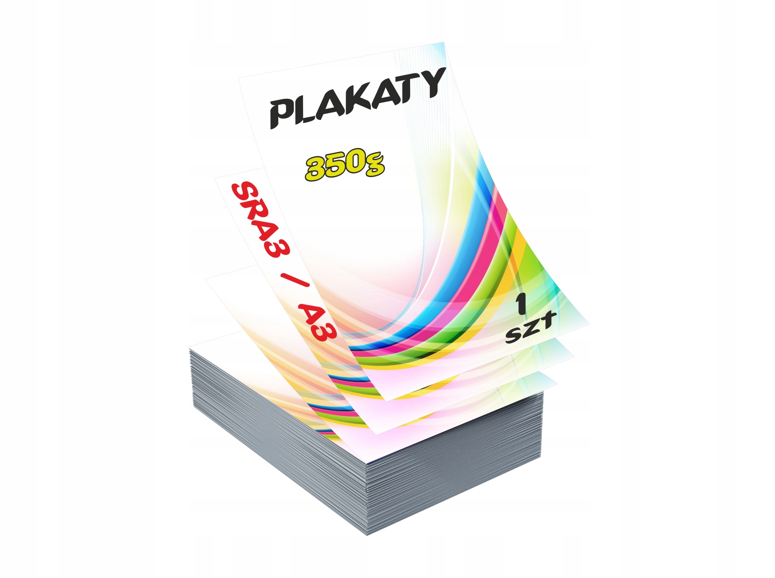

Plakaty A3, SRA3 1szt 350g