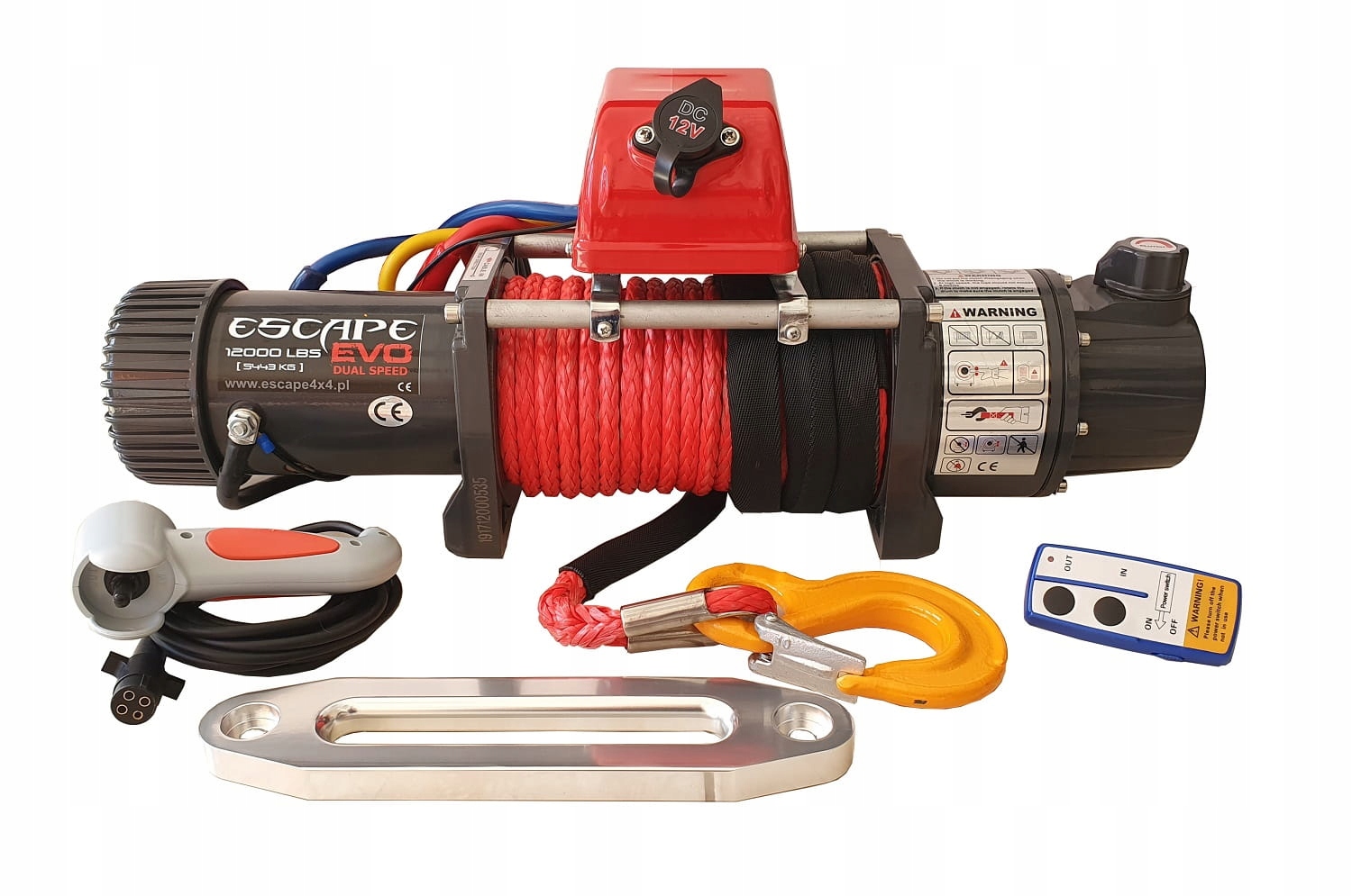 Лебідка Escape EVO 12000lbs DUAL SPEED синтетика