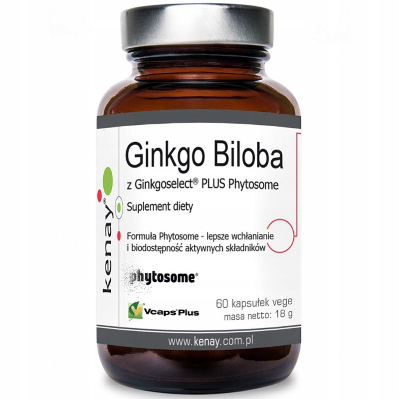 Kenay Ginkgo Biloba 60vegcaps Pamäť MOZOG NÁLADA