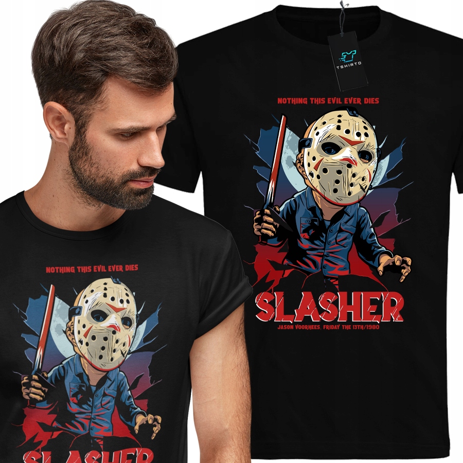 

Koszulka Męska Halloween Slasher Jason Horror XL