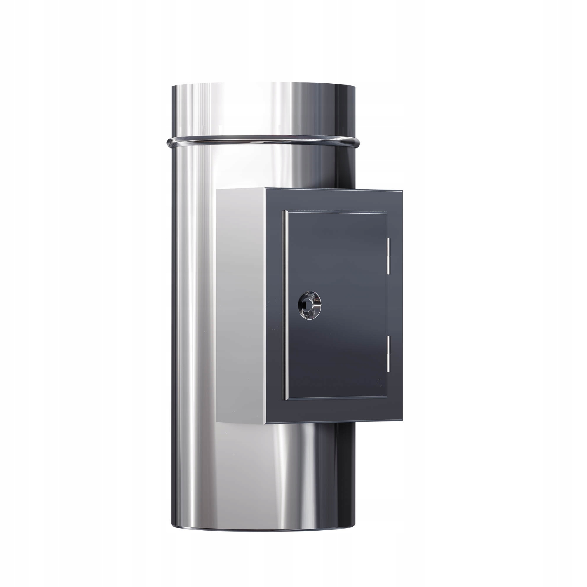 Kzd Izolovaná čistička dvoustěnná dvířka fi 200 1,0 mm komínová vložka