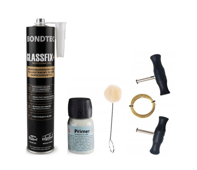 Klej do szyb samochodowych GlassFix+ 310ml Primer aplikator struna