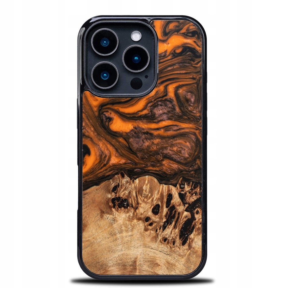 Pouzdro Bewood Unique pro iPhone 16 Pro oranžové