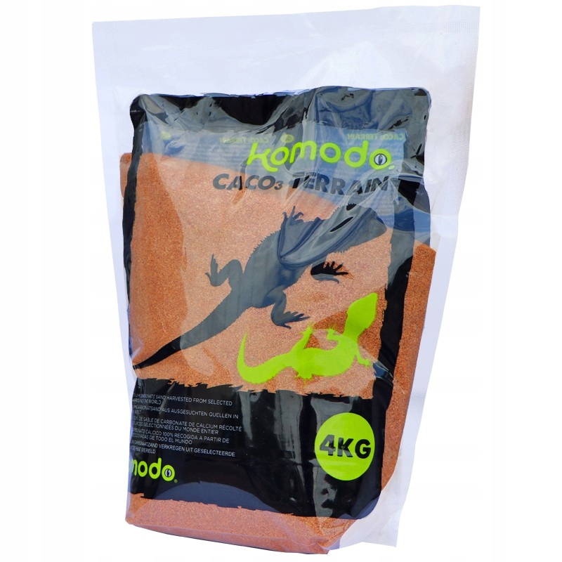 Komodo CACO3 Sand Terracota Jedlý Písek Pro Plazy A Terária 1 Kg