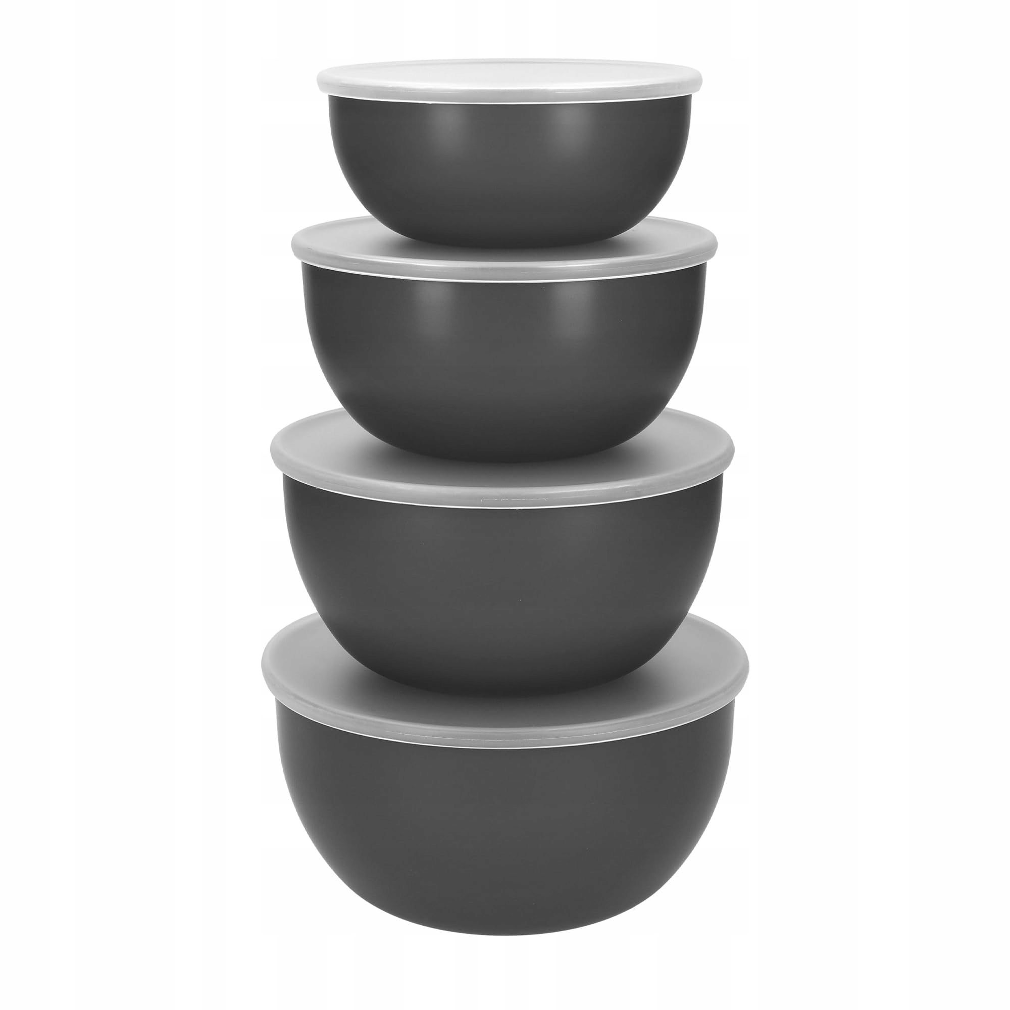 Kitchenaid Sada 4 misek s víkem pro přípravu jídla Šedá