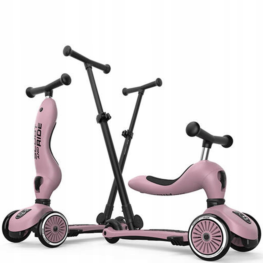 Scoot and Ride Highwaykick 1 Push and Go 2w1 Jeździk i Hulajnoga Wildberry