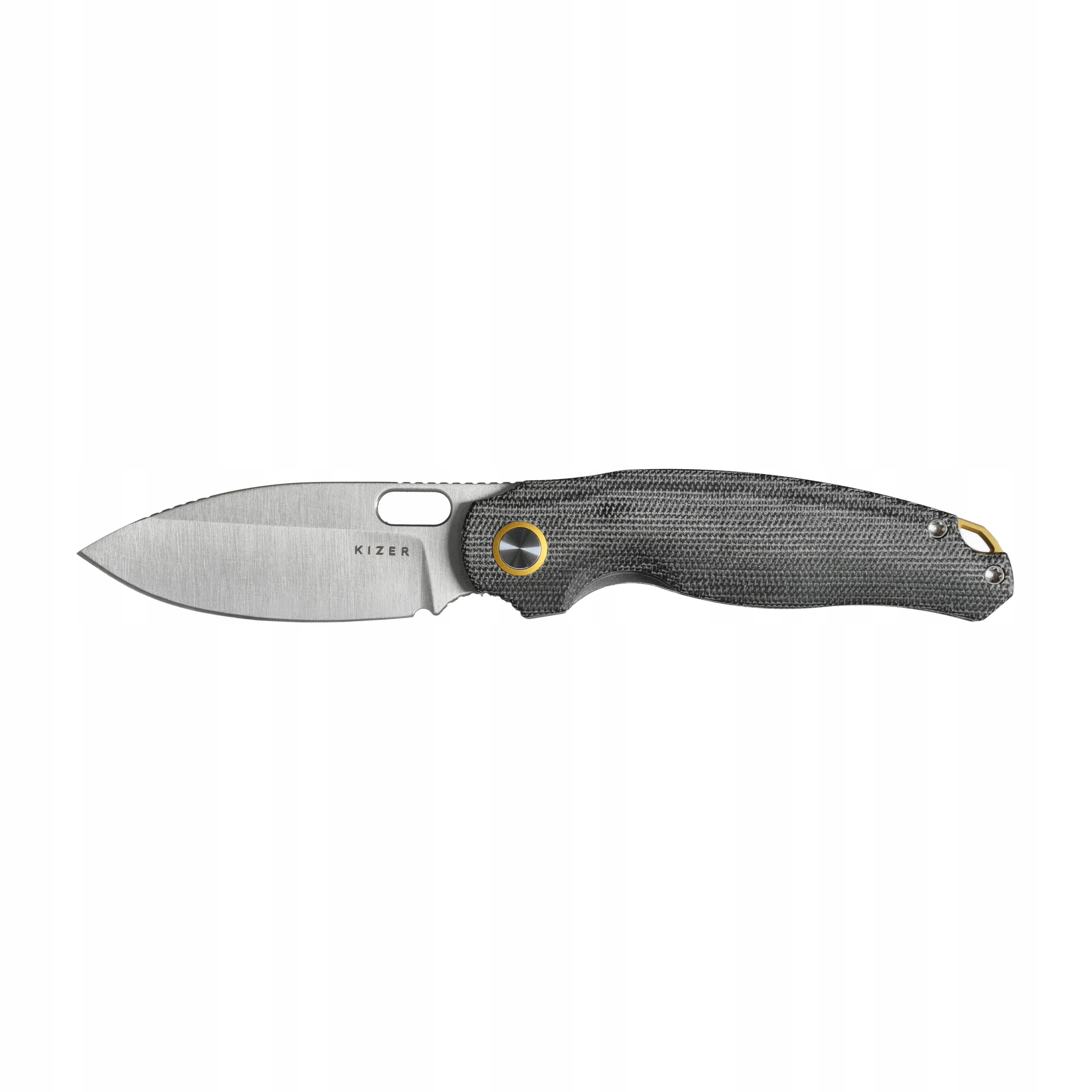 Nóż składany Kizer Seagull Gray Micarta, Satin 14C28N (V3770A1)