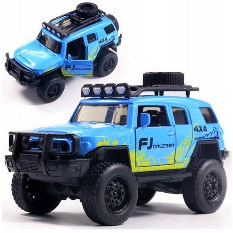 

Samochód Land Cruiser Metalowy Napęd Dźwięk Led